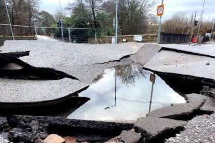 glasgow water main break shettleston road